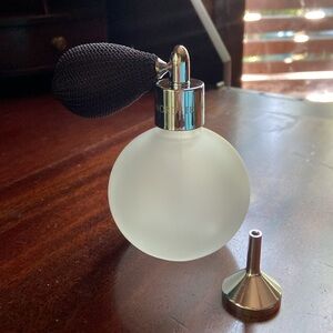 Nordstrom Frosted Glass Atomizer with Black Bulb